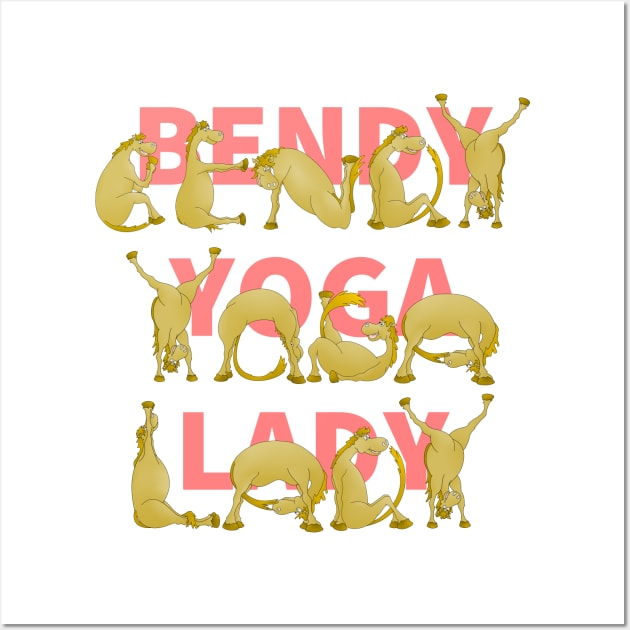 Yoga Pony Wall Art by mailboxdisco